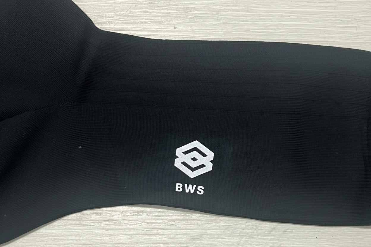 Fine wool dress socks texture